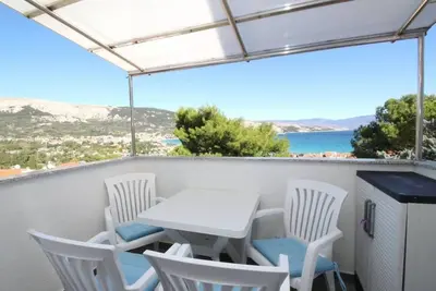 Image de Appartement de vacances pour 4 personnes env. 45 qmà Baška, Baie de Kvarner (Krk)