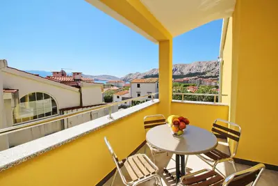 Image de Appartement de vacances pour 4 personnes  + 1 enfant env. 50 qmà Baška, Baie de Kvarner (Krk)