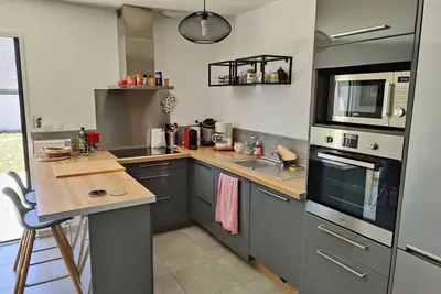 Image de Maison récente 4 chambres 500 m plage atlantique, golfe Morbihan, pêche à pied