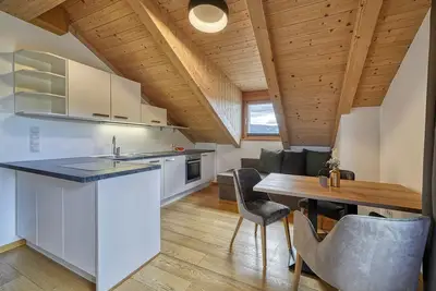 Image de Appartement de luxe \"Weißhorn\" avec vue sur les montagnes et sauna privé.