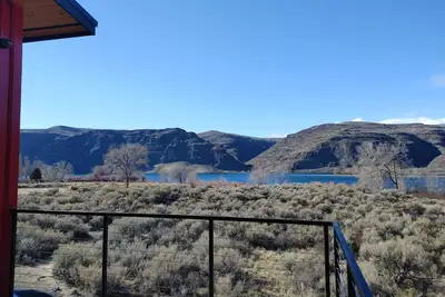 Red cabin on the River