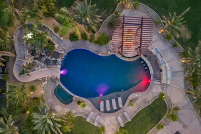 Privately Gated 2. 3 Acre, Tuscan Villa Resort Property, View, pool and12' Slide! !