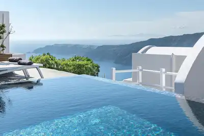 Image de Clay Suite with private heated pool and sea view by Caldera Houses