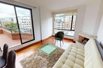 Spectacular Apartment With Fireplace And Private Terrace