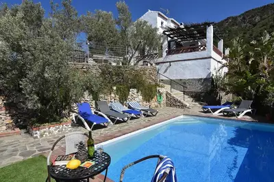 Image de Maison de vacances avec piscine privée pour 8 personnes env. 110 qmà Frigiliana, Andalousie (Costa del Sol)