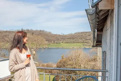 Cowshed with terrace and maar view for 1-2 people. - Hof Krebs, apartments
