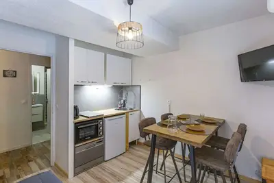 Image de Studio 4 pers - Pied télécabines - Parking - Équipé - Wifi