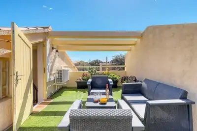 Image de Duplex 3* T3, terrasse 18m2 vue mer, proche plage