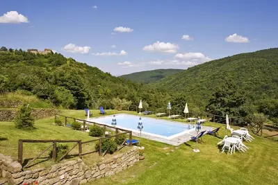 Image de Merveilleuse maison de vacances privée avec Wifi, piscine privée, Tv et parking, près de Cortone