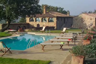 Image de magnifique villa avec piscine pres de Pienza