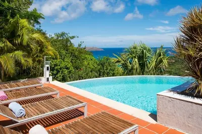 Villa Lataniers  | Ocean View - Located in  Stunning Saint Jean with Private Pool