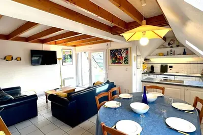 Image de Carnac - Duplex T3 avec Piscine, 6 Couchages, Proche Plage