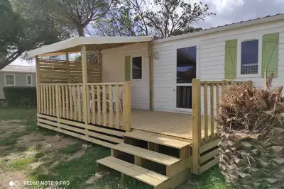 Image de Mobile home E68 5-6 people air-conditioned in the Novela campsite