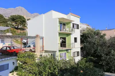 Appartement de deux chambres avec la terrasse et la vue sur le mer Podgora, Makarska (A-16630-a)