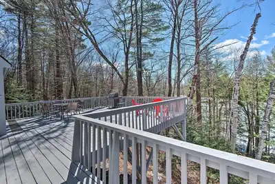 Image de Wooded Waterfront Grantham Home < 10 Mi to Ski!