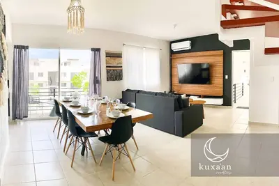 Kuxaan Rooftop • Beach Apt • Roof Terrace • Balcony • Grill
