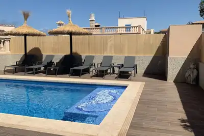 Image de Beautiful house with sea views, heated saltwater pool, Bbq & air conditioning