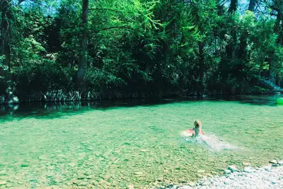 Image de Texas Hill Country & Private Cozy Cabin, River front!