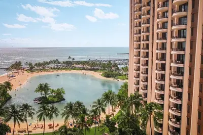 Image de 2 Bed, 2 Bath Ocean View - Lagoon Tower Hgvc Hawaiian Village