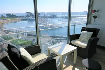 Bel appartement rénové Vue Mer au port de de Perros-Guirec