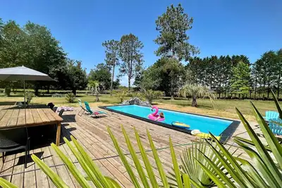 Image de Domaine classé 4* de  180 m2 pour 10 personnes sur le Bassin d'Arcachon