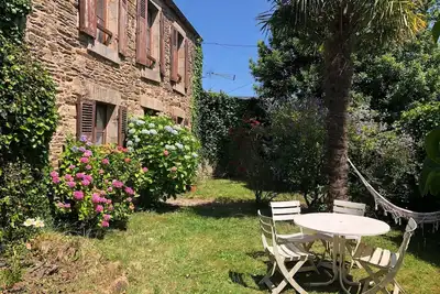 Image de belle maison familiale de caractère proche mer