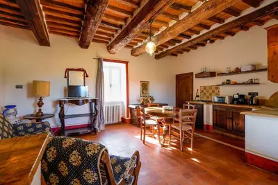 Image de Appartement de vacances pour 4 personnes env. 50 qmà Asciano, Toscane (Province de Sienne)