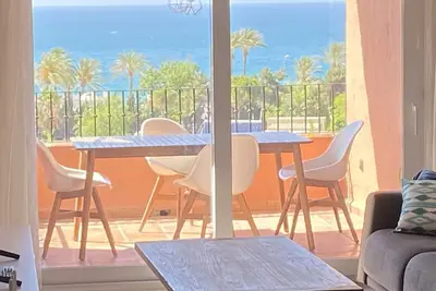 Beautiful Penthouse apartment on Golden mile, near beach. Quiet but convenient.