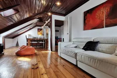 Charming River View Loft