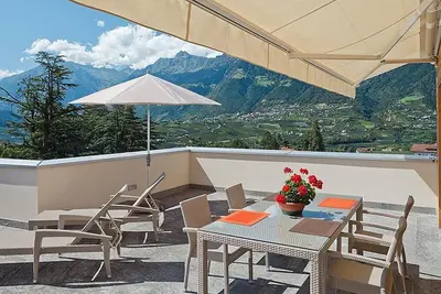 Image de Appartement de vacances \"Sauvignon\" avec vue sur les montagnes, Wi-Fi, balcon, terrasse et jardin
