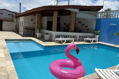 Large House In Itanhaem, 6 Bedrooms 150 Meters From The Beach