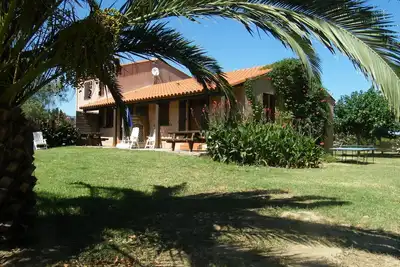 Image de appartement soleil catalan 2km mer rdc 4pers 50m2 wifi 2ch grand jardin parking