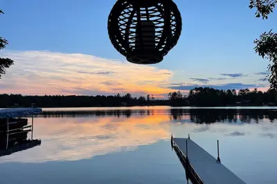 Image de Endless Summer and Cool Winter on Big Shag Lake in Gwinn, Michigan with Sauna