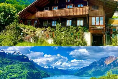 Image de Charming chalet with lake & mountain view