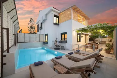 Image de Maison de vacances Koutsouras pour 1 - 7 personnes avec 2 chambres à coucher - Ferme