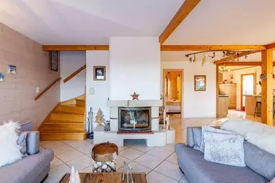 Image de Chalet \"Le Flocon Bleu\" avec vue sur l'eau