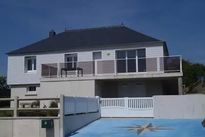 Image de Maison de vacances Portbail pour 1 - 5 personnes avec 3 chambres à coucher - Maison de vacances