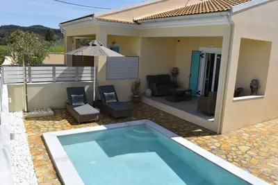 Image de Maison de vacances Agios Georgios pour 1 - 3 personnes avec 1 chambre à coucher - Maison mitoyenne
