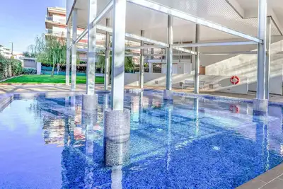 Image de Joli appartement pour 6 personnes avec climatisation, piscine, Tv, terrasse et parking