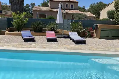 Image de Villa avec piscine privée proche centre ville et 4km des plages