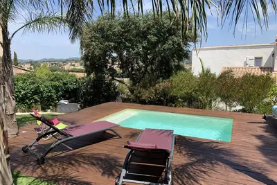 Image de Villa 3 chambres/6 couchages, piscine privée, 2min mer & plages