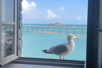 Duplex les pieds dans l’eau en plein centre historique