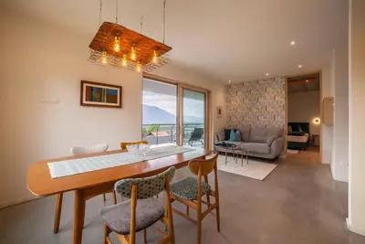 Image de Appartement de vacances \"Das Eckige\" avec vue sur montagne, Wi-Fi, jardin et terrasse