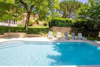 Image de Maison périgourdine avec piscine, 7 pers, jardin, cheminée