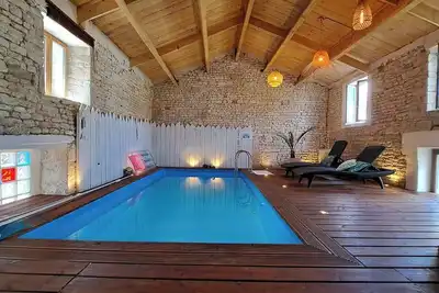 Image de Demeure de charme La Katora 4**** avec piscine intérieure chauffée 28°