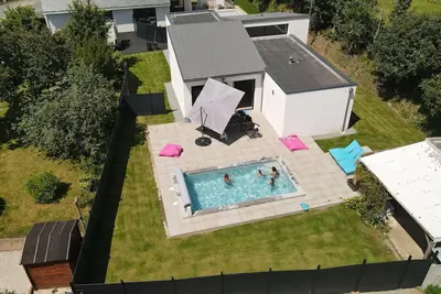 Image de Maison neuve proche mer avec piscine chauffée