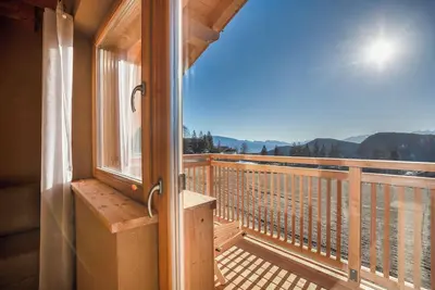 Image de Appartement de vacances \"Brugghof Lärche\" avec vue sur les montagnes, jardin, balcon et Wi-Fi
