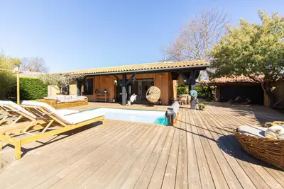 Image de Villa Alhena à Lège avec piscine chauffée