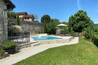 Image de Maison du Bourg avec piscine privée - Gîte de charme 4 pers. proche Sarlat