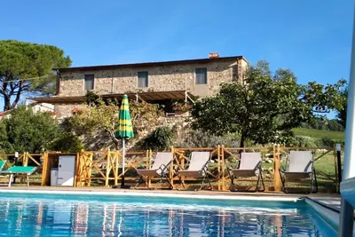 Image de [Villa Acquapietra Chianti Florence ⭐⭐⭐⭐⭐] Piscine | Oliveraies | Vignobles
